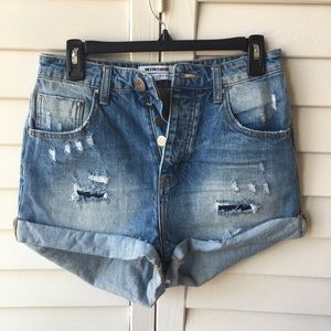 Brand new One Teaspoon jean shorts